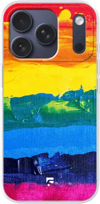 Rainbow Canvas iPhone 17 Pro