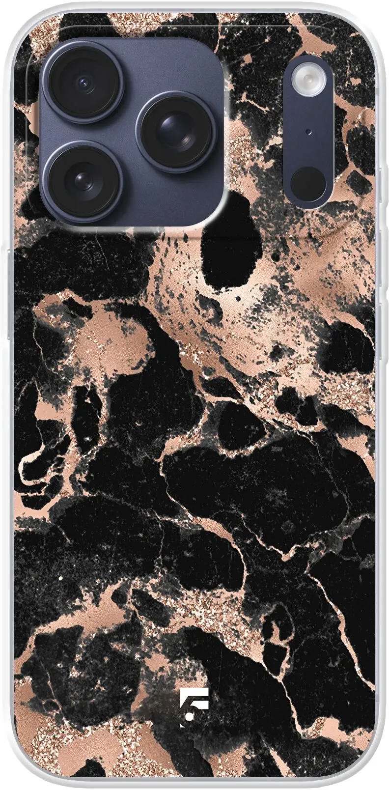 Rose Gold Marble iPhone 17 Pro