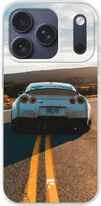 Silver Sports Car iPhone 17 Pro