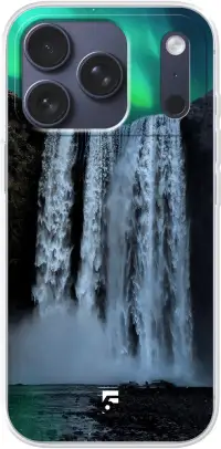 Waterfall Polar Lights iPhone 17 Pro