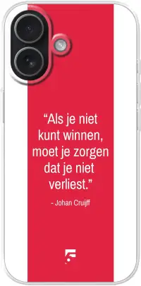 AFC Ajax Quote Johan Cruijff iPhone 17