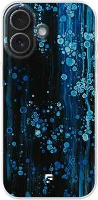 Bubbling Blues iPhone 17