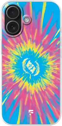 Flower Tie Dye iPhone 17