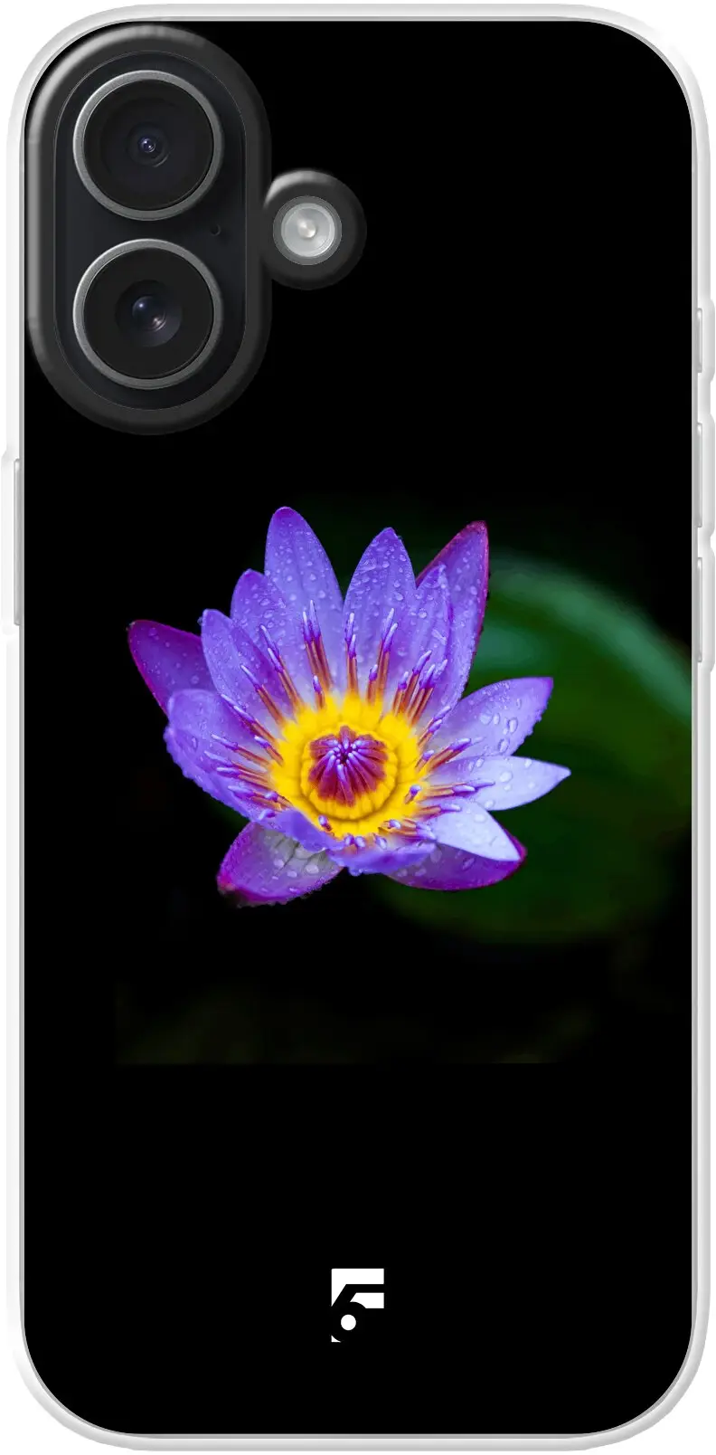 Purple Flower in the Dark iPhone 17