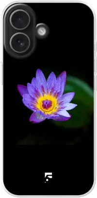 Purple Flower in the Dark iPhone 17