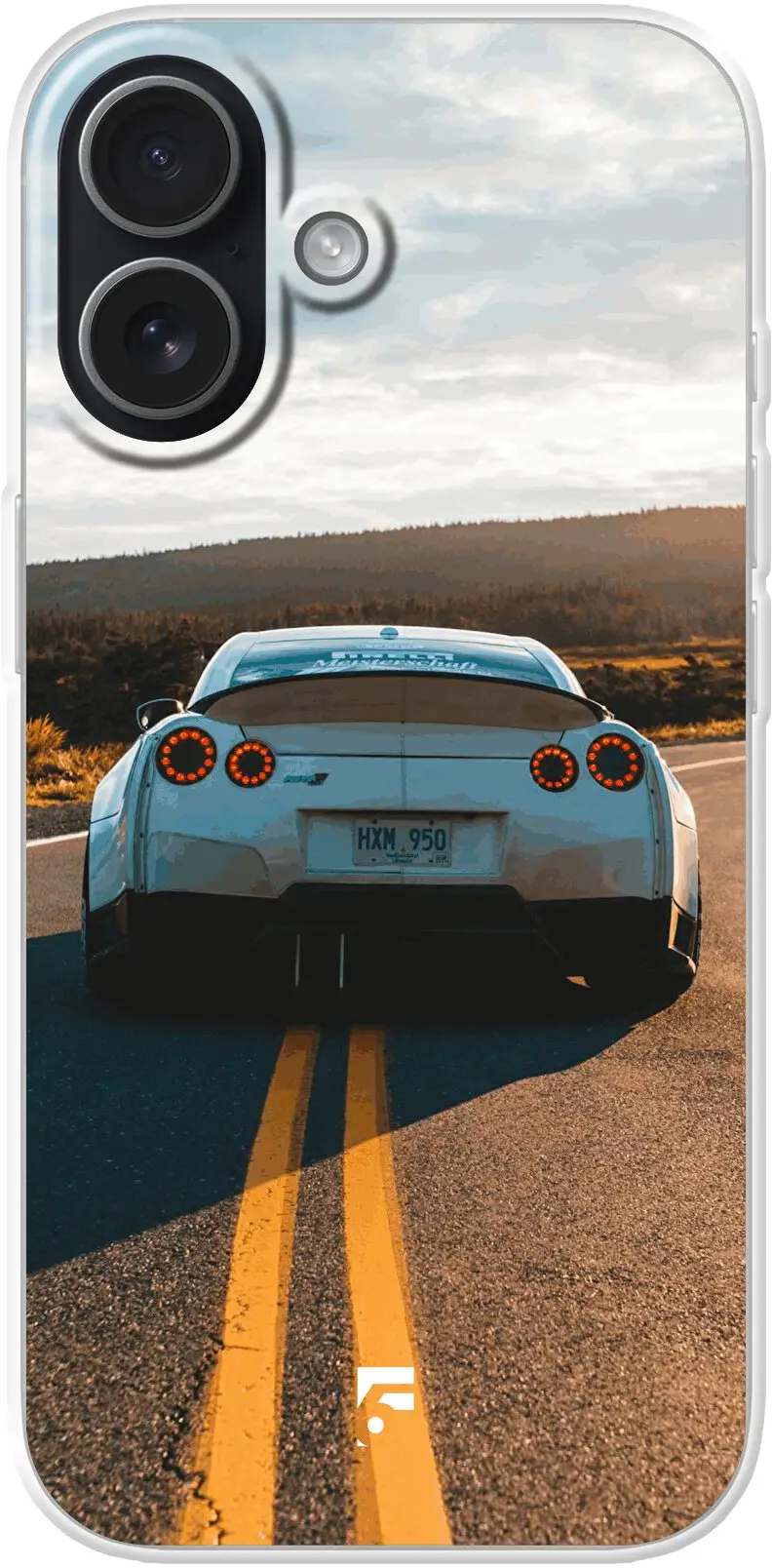 Silver Sports Car iPhone 17