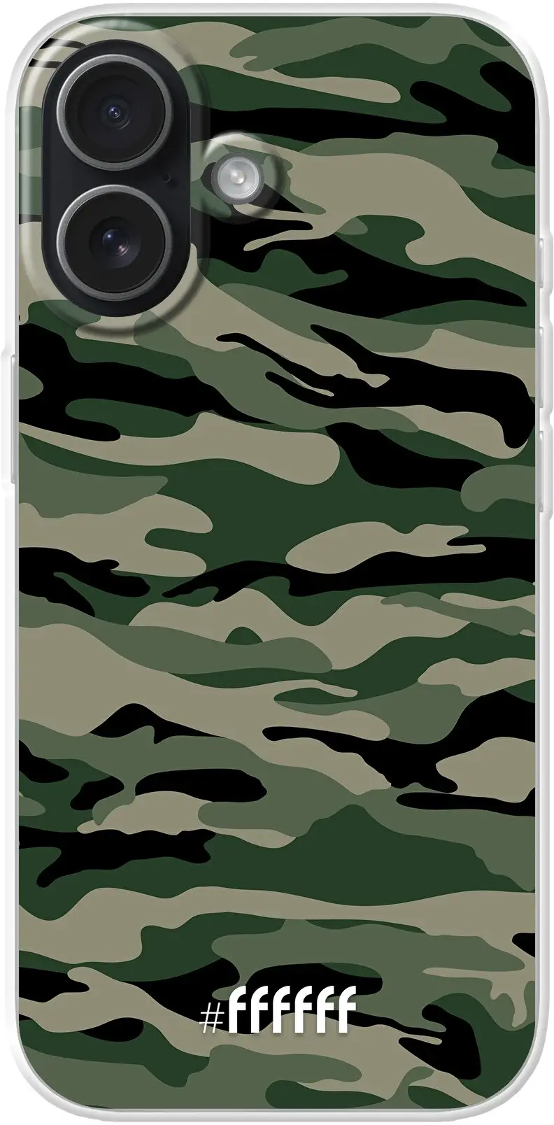 Woodland Camouflage iPhone 17