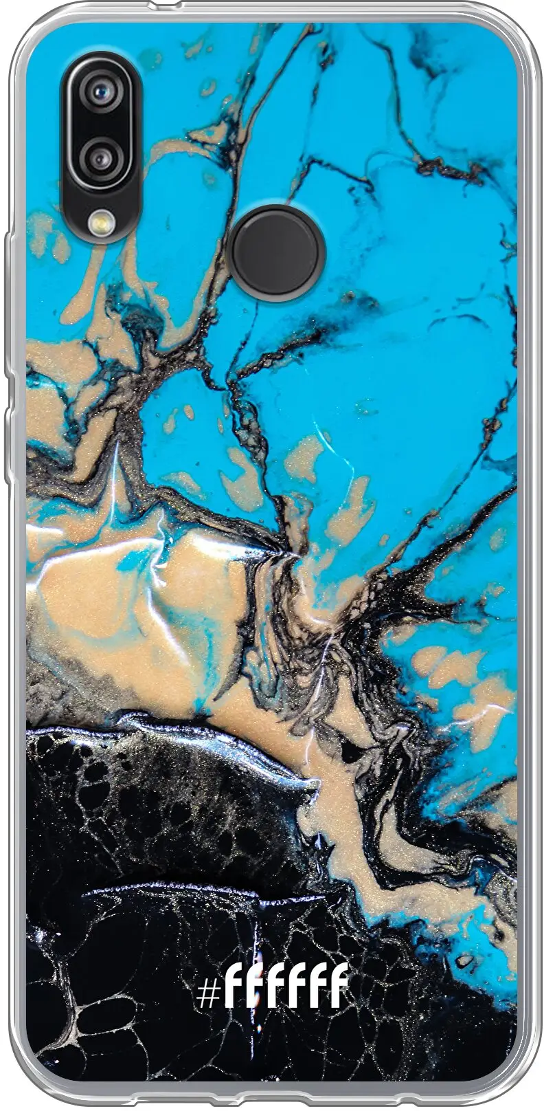 Blue meets Dark Marble P20 Lite (2018)