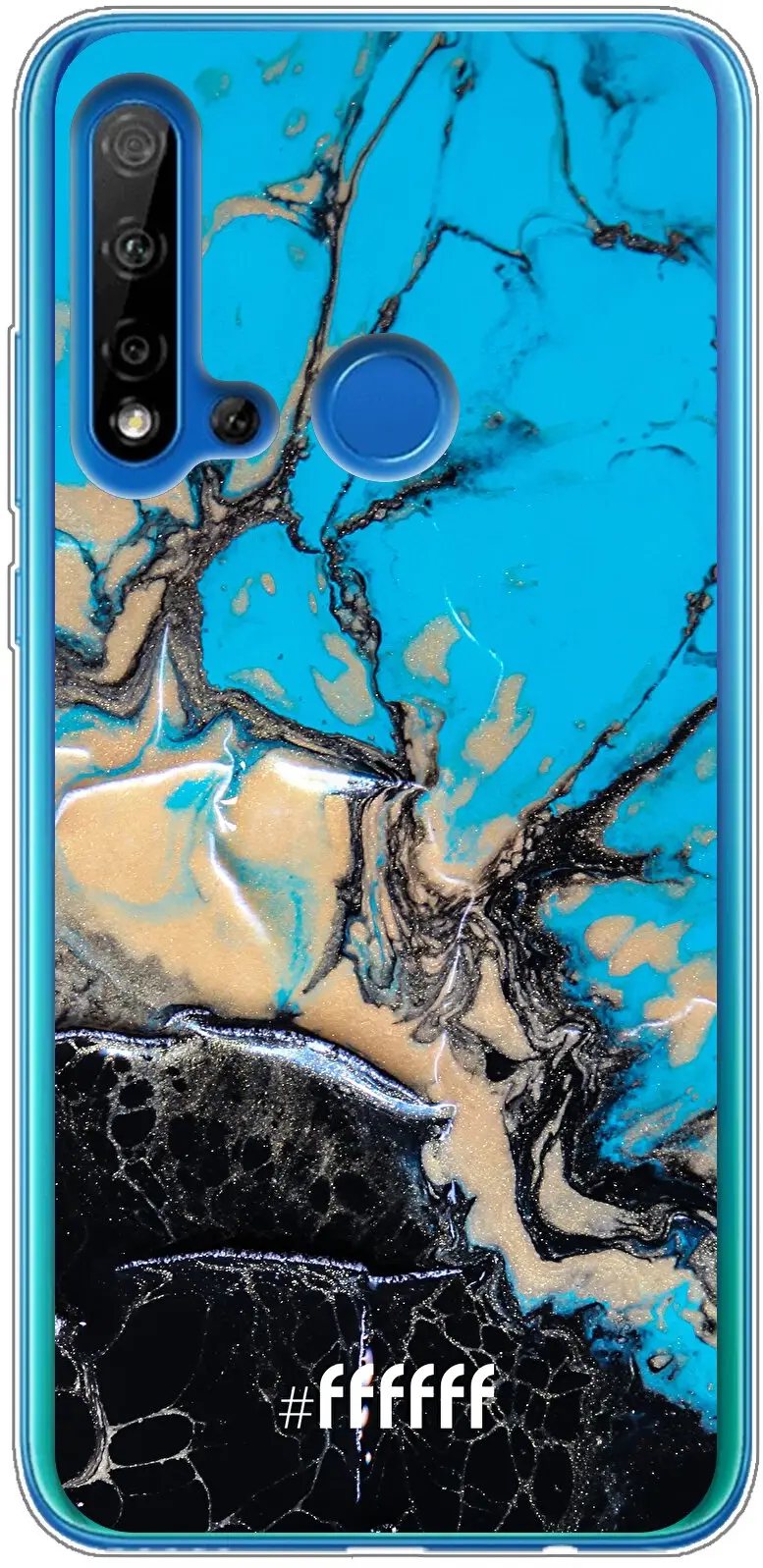 Blue meets Dark Marble P20 Lite (2019)