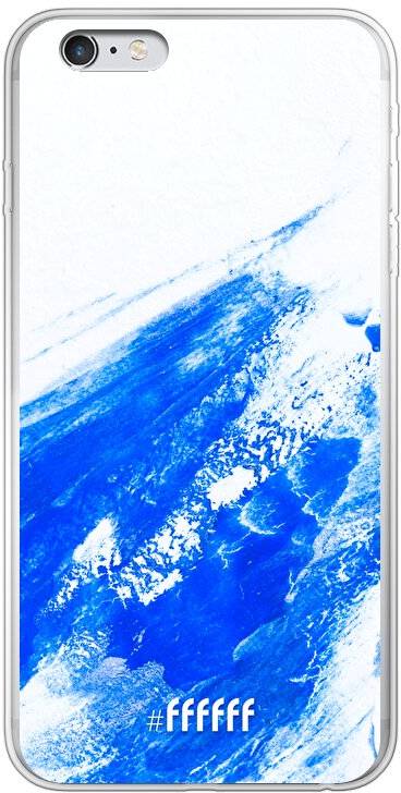 Blue Brush Stroke iPhone 6 Plus