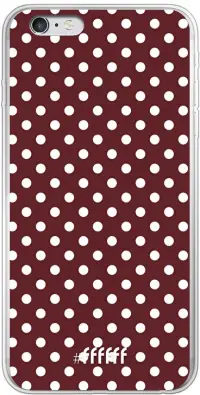 Burgundy Dots iPhone 6 Plus