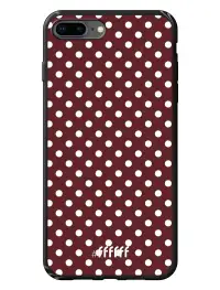 Burgundy Dots iPhone 7 Plus