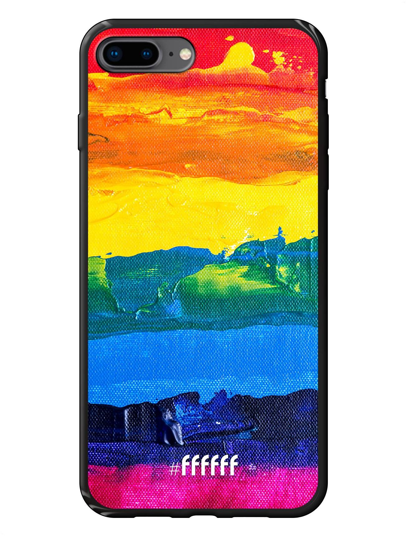 Rainbow Canvas iPhone 7 Plus