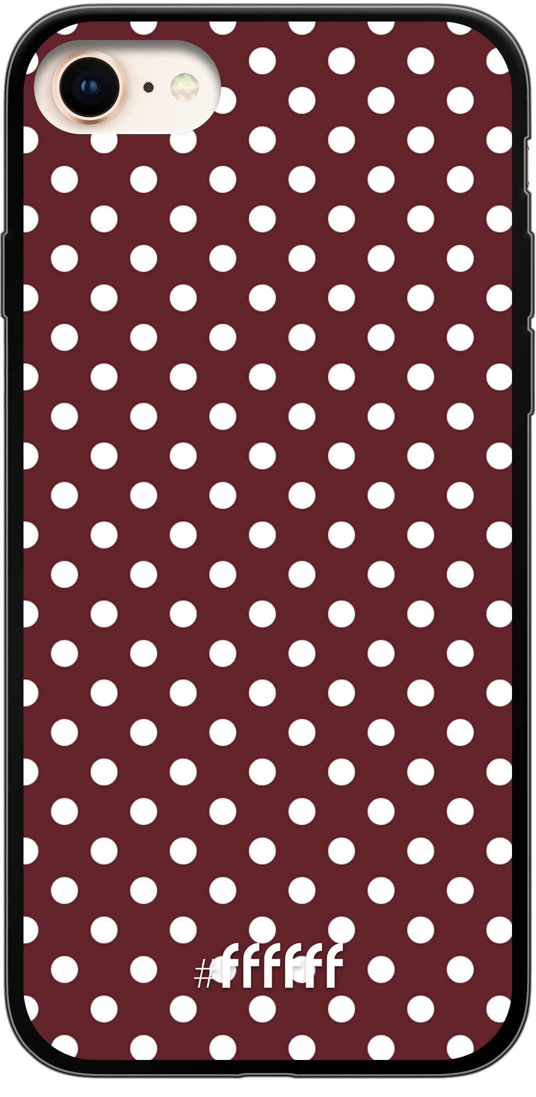 Burgundy Dots iPhone 7