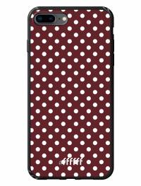 Burgundy Dots iPhone 8 Plus