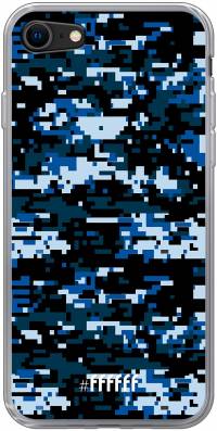Navy Camouflage iPhone 8