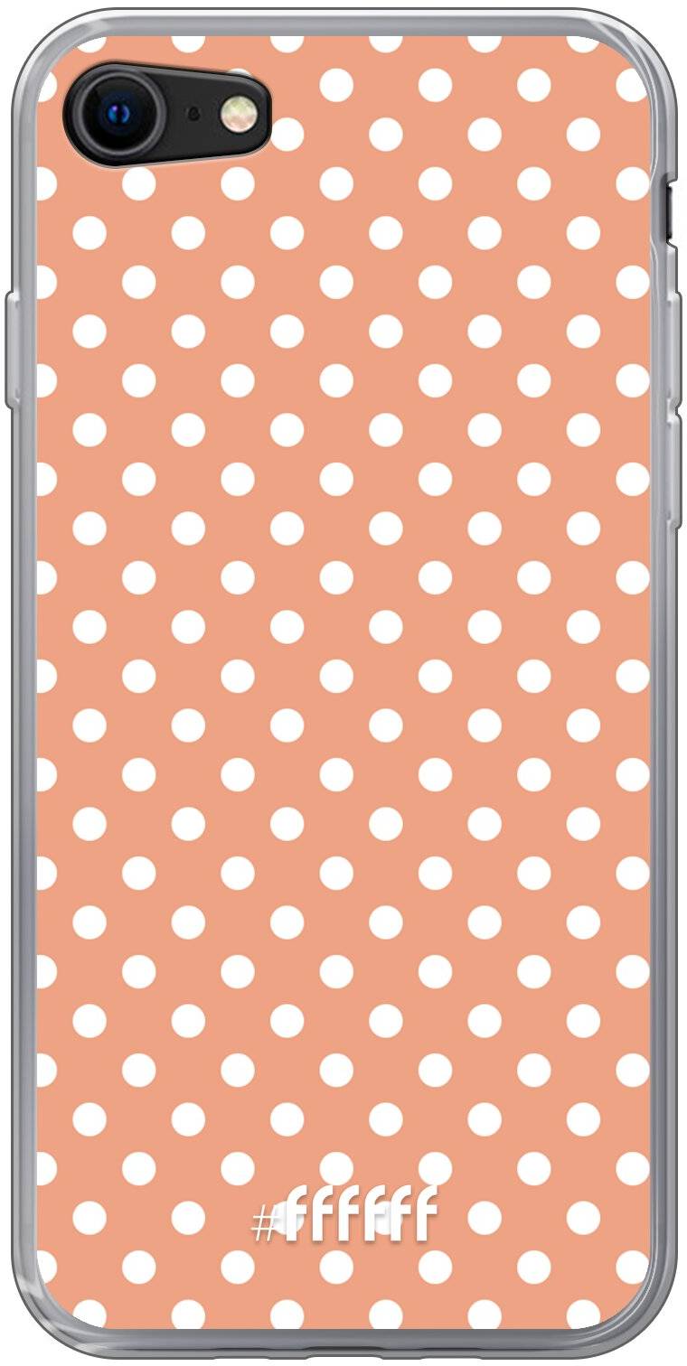 Peachy Dots iPhone 8