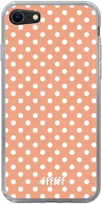 Peachy Dots iPhone 8