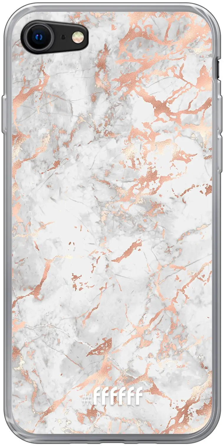 Peachy Marble iPhone 8