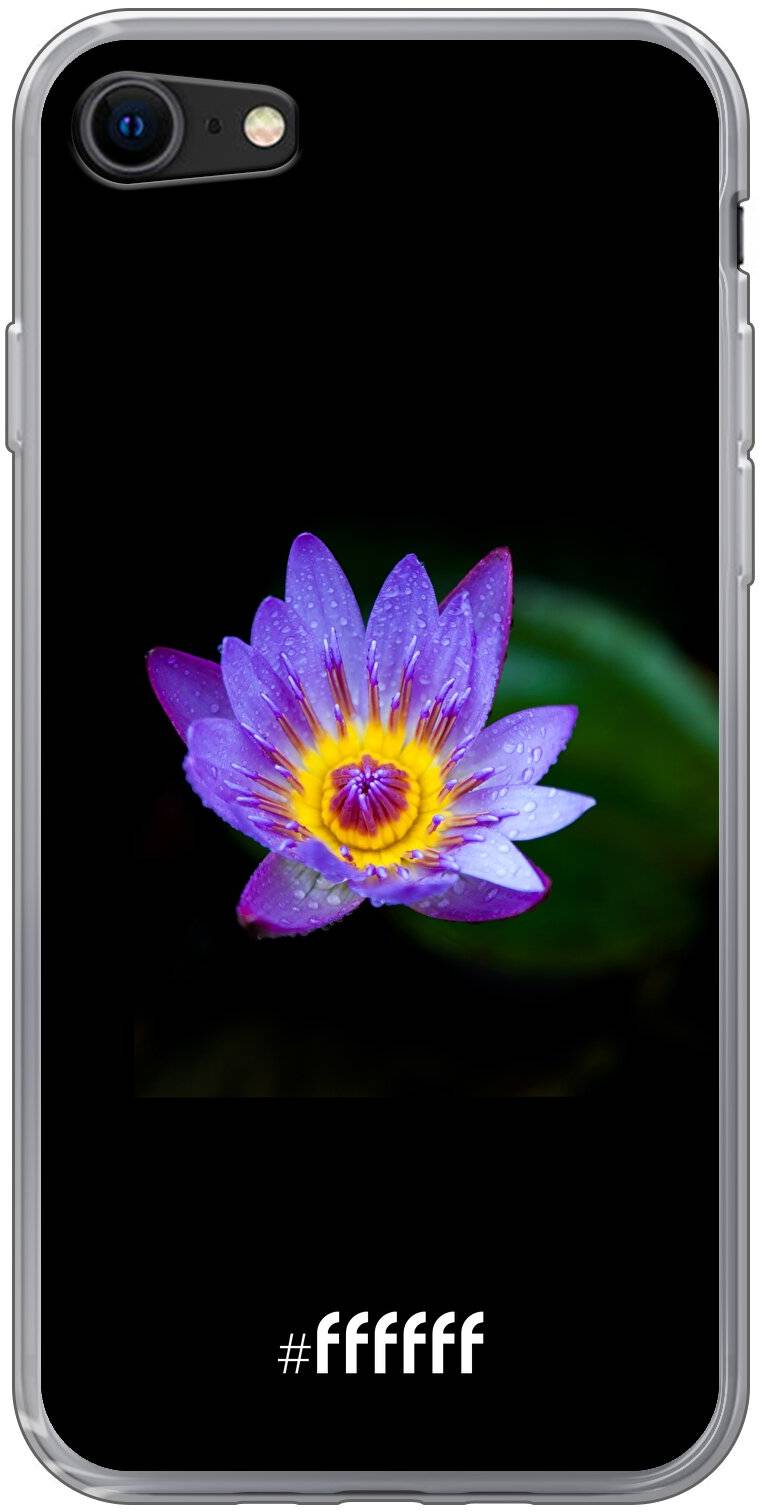 Purple Flower in the Dark iPhone 8