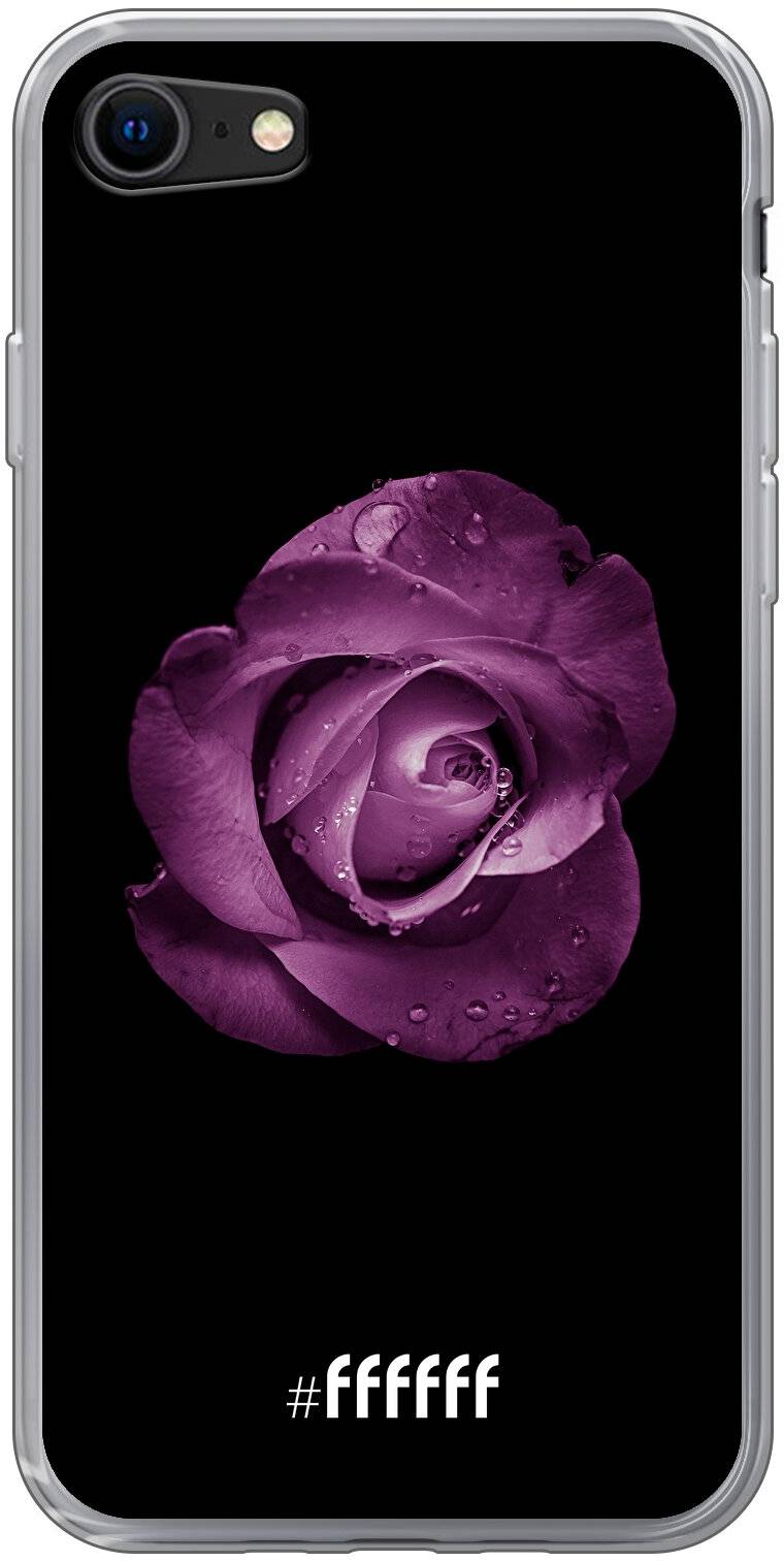 Purple Rose iPhone 8
