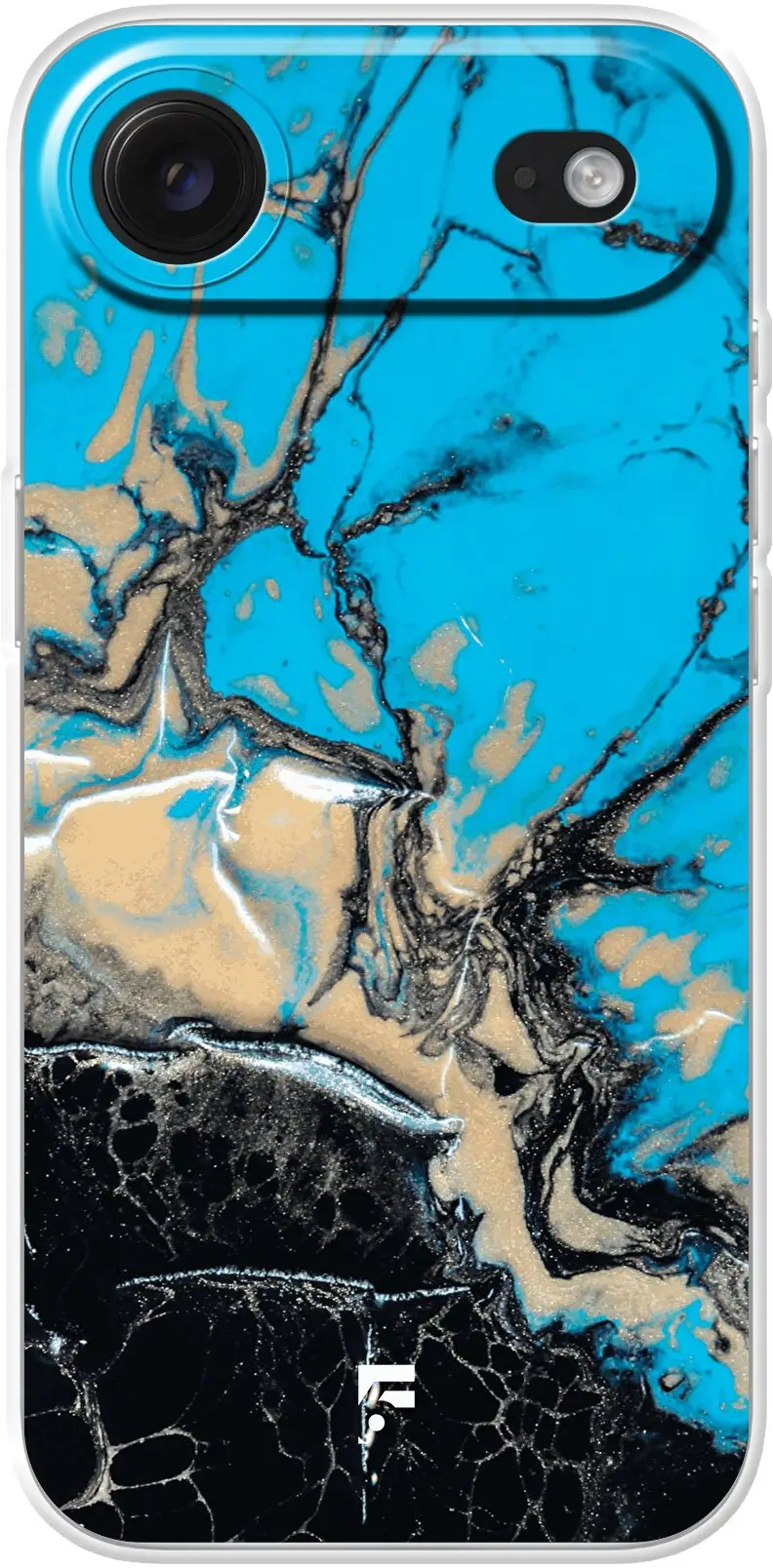 Blue meets Dark Marble iPhone Air