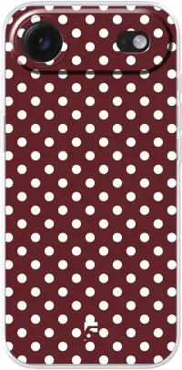 Burgundy Dots iPhone Air