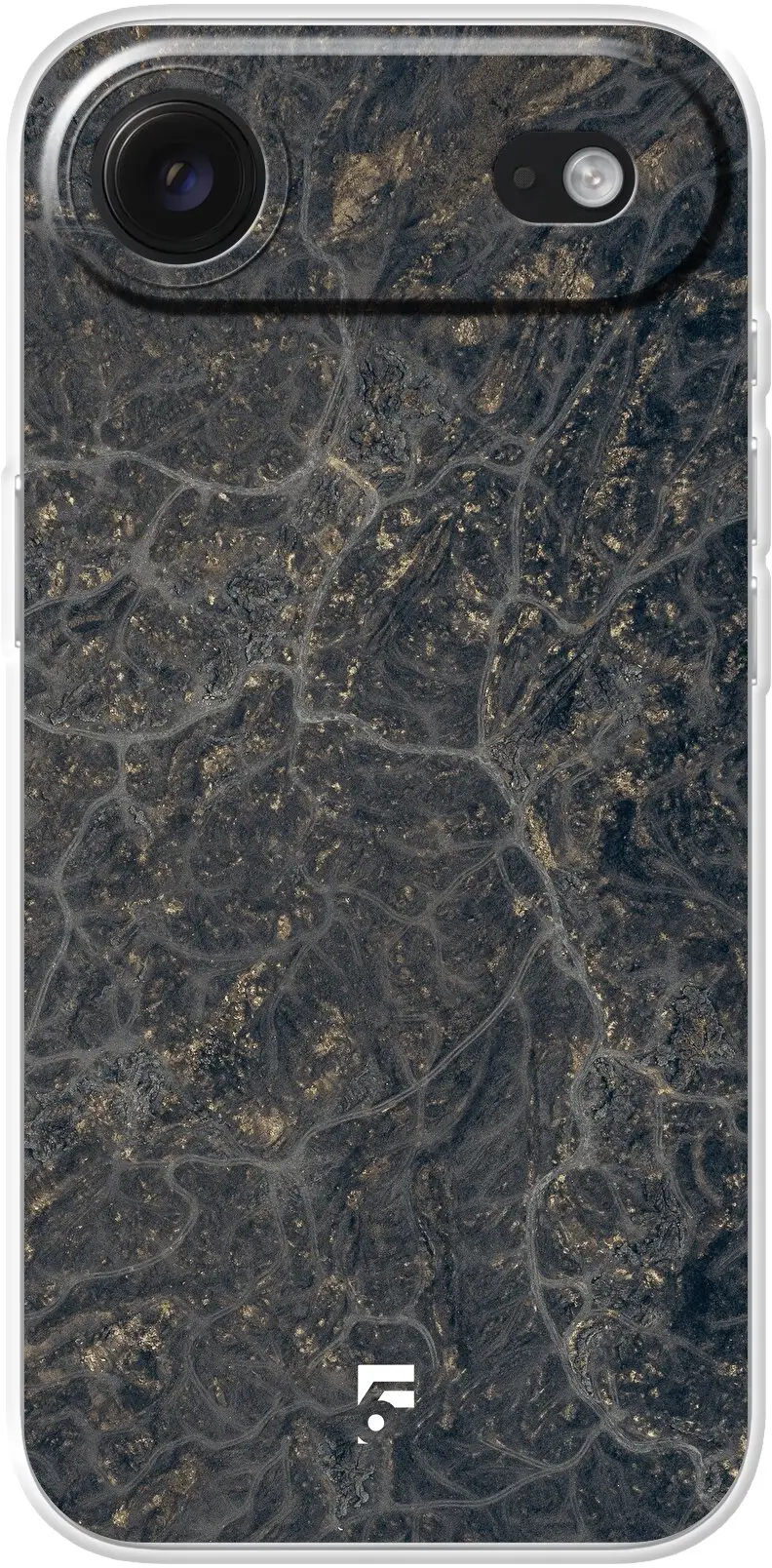 Golden Glitter Marble iPhone Air