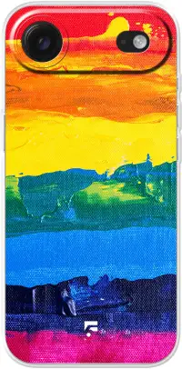 Rainbow Canvas iPhone Air