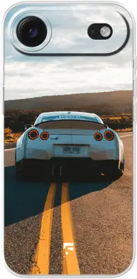 Silver Sports Car iPhone Air