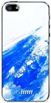 Blue Brush Stroke iPhone SE (2016)
