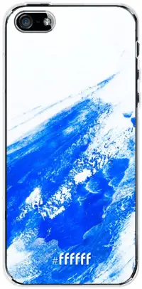 Blue Brush Stroke iPhone SE (2016)