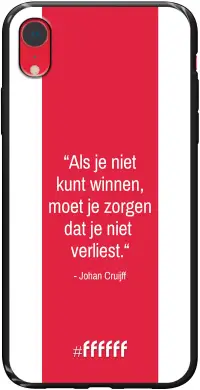 AFC Ajax Quote Johan Cruijff iPhone Xr