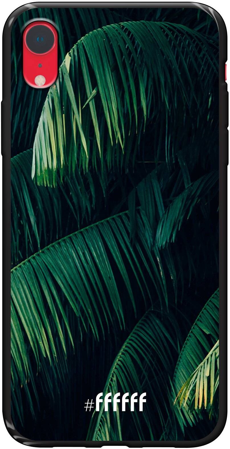 Palm Leaves Dark iPhone Xr