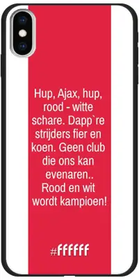 AFC Ajax Clublied iPhone Xs Max