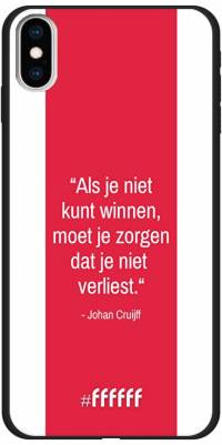 AFC Ajax Quote Johan Cruijff iPhone Xs Max