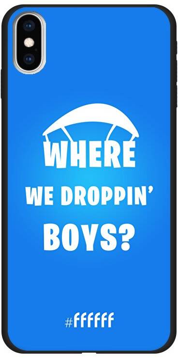 Battle Royale - Where We Droppin' Boys iPhone Xs Max
