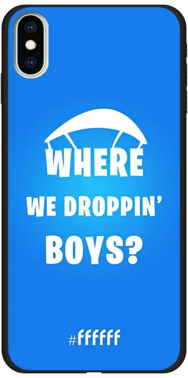 Battle Royale - Where We Droppin' Boys iPhone Xs Max