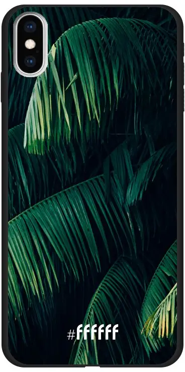 Palm Leaves Dark iPhone Xs Max