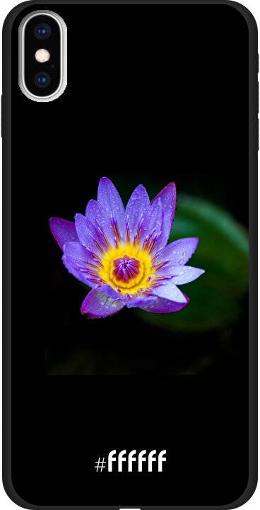Purple Flower in the Dark iPhone Xs Max