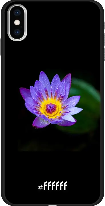 Purple Flower in the Dark iPhone Xs Max