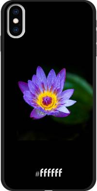 Purple Flower in the Dark iPhone Xs Max
