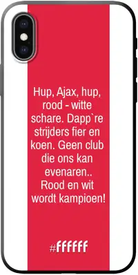 AFC Ajax Clublied iPhone Xs