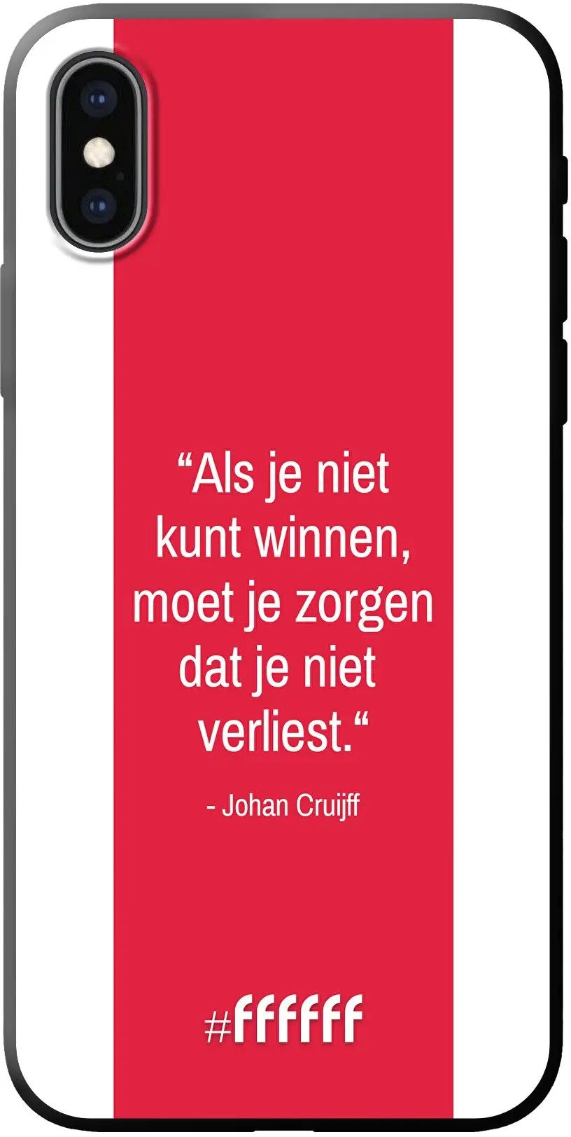 AFC Ajax Quote Johan Cruijff iPhone Xs