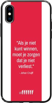 AFC Ajax Quote Johan Cruijff iPhone Xs