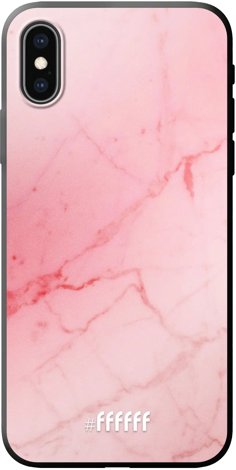 Coral Marble iPhone Xs