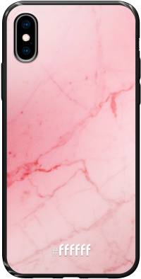 Coral Marble iPhone Xs
