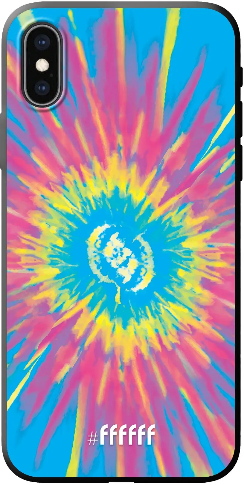 Flower Tie Dye iPhone Xs