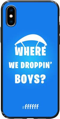 Battle Royale - Where We Droppin' Boys iPhone Xs