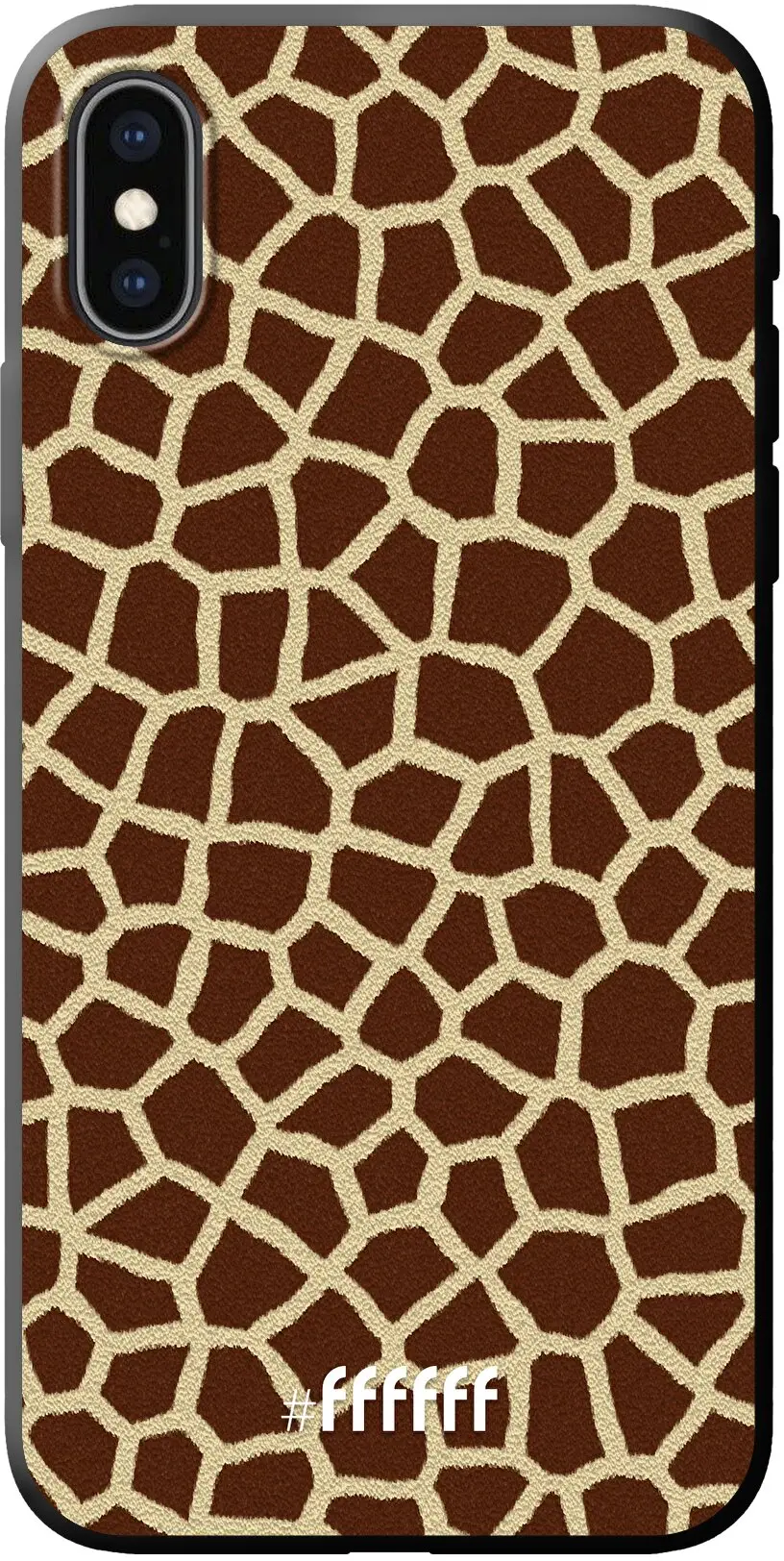 Giraffe Print iPhone Xs